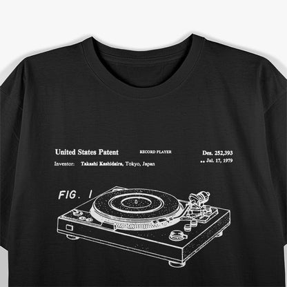 Vintage Retro DJ Vinyl T-Shirt