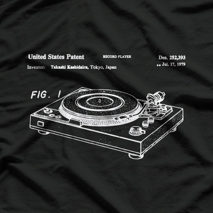 Vintage Retro DJ Vinyl T-Shirt