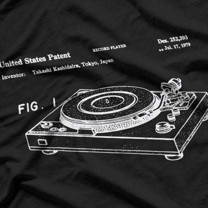 Vintage Retro DJ Vinyl T-Shirt