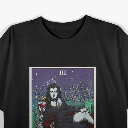 The Empress Tarot Vampire Gothic Horror Witch T-Shirt