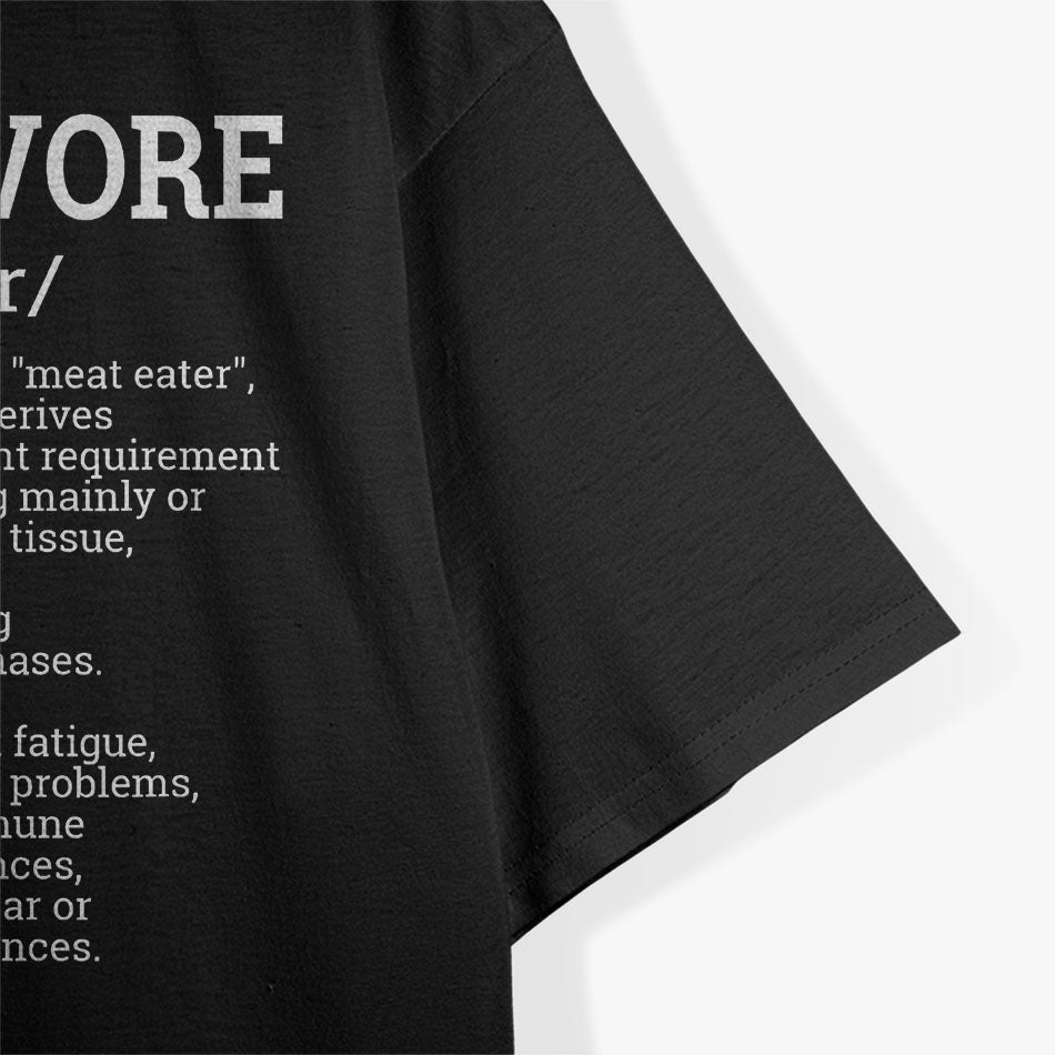 Carnivore Diet Dictionary Definition T-Shirt