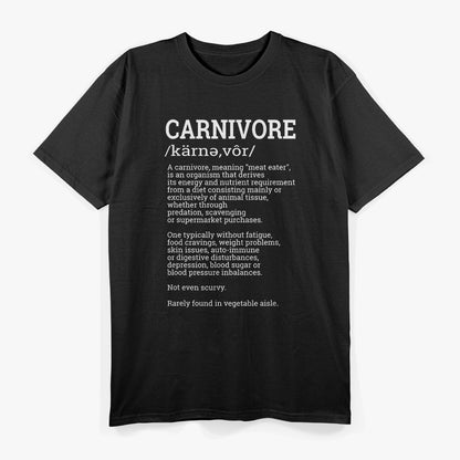 Carnivore Diet Dictionary Definition T-Shirt