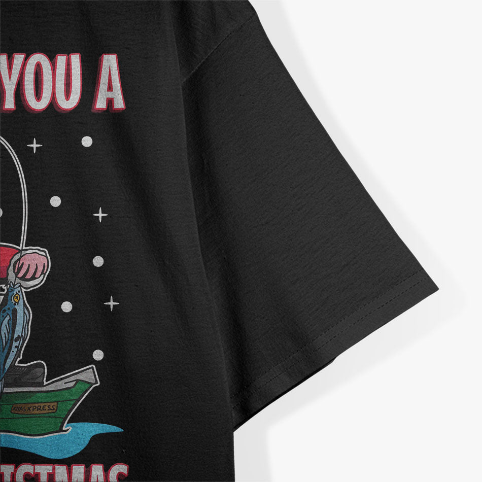 Fishing Santa Claus T-Shirt