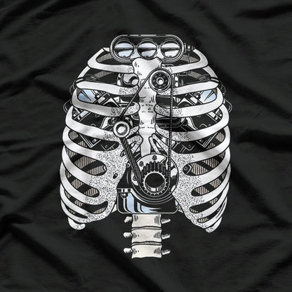 Cool Mechanic Car Engineer Skeleton, Mechanics Gift T-Shirt