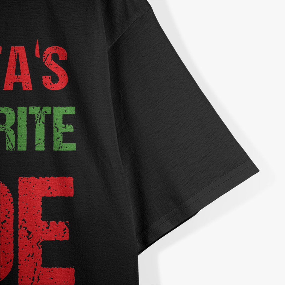 Santas Favourite Hoe Funny T-Shirt