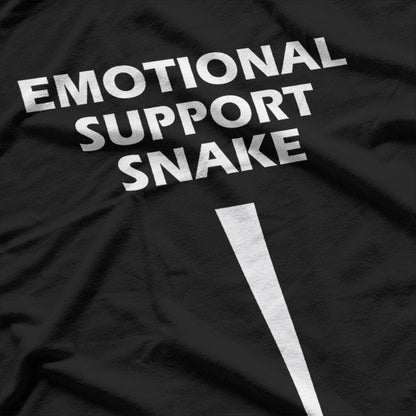 Adult Humor Dirty Joke Emotional Support Snake T-Shirt