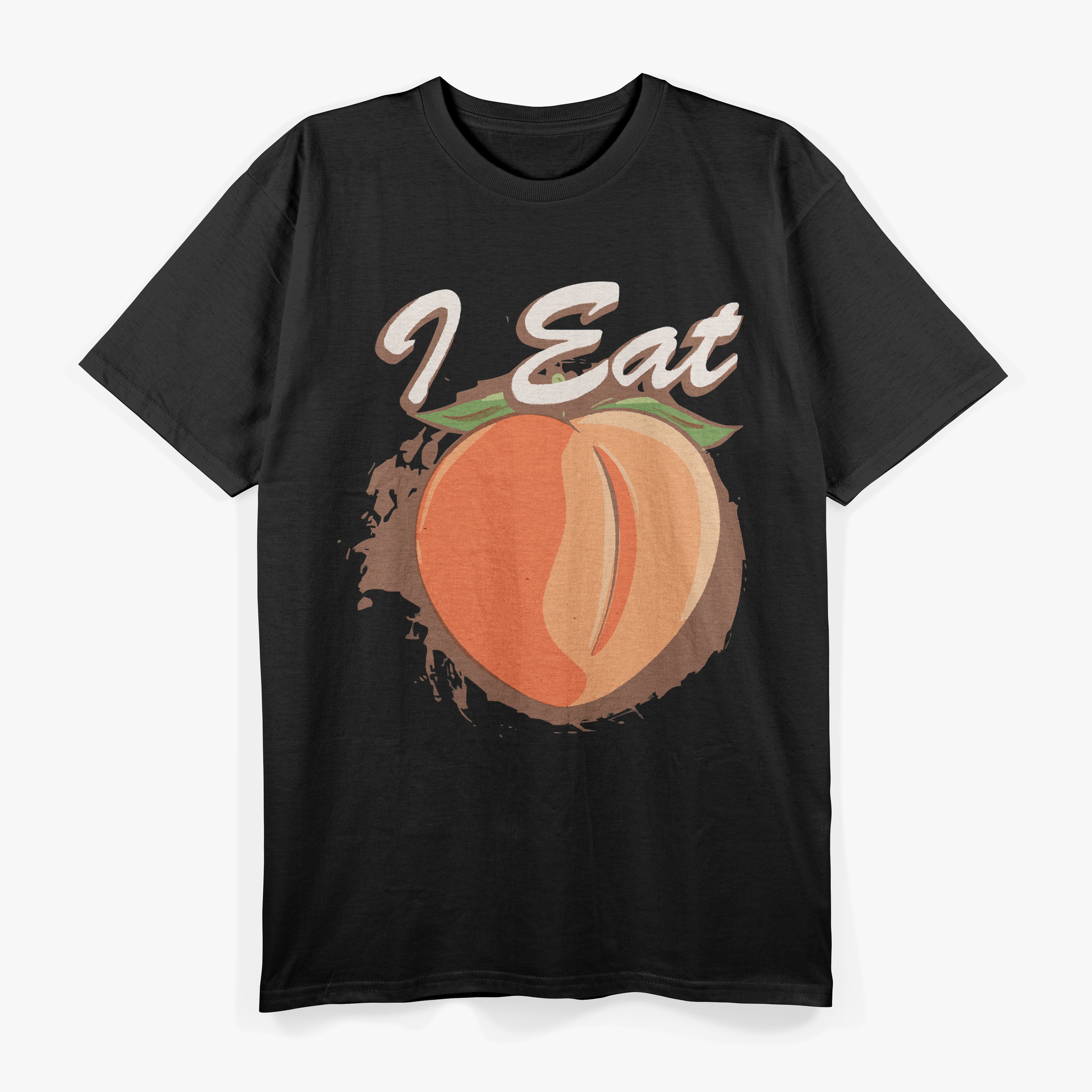 Funny I Eat Peach Humor Party T-Shirt