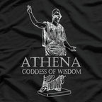 Athena Goddess of Wisdom in Greek Mythology T-Shirt