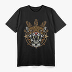 Aztec Warrior Jaguar The Spirit of Death and Strength T-Shirt