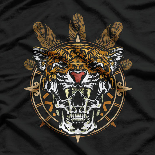 Aztec Warrior Jaguar The Spirit of Death and Strength T-Shirt