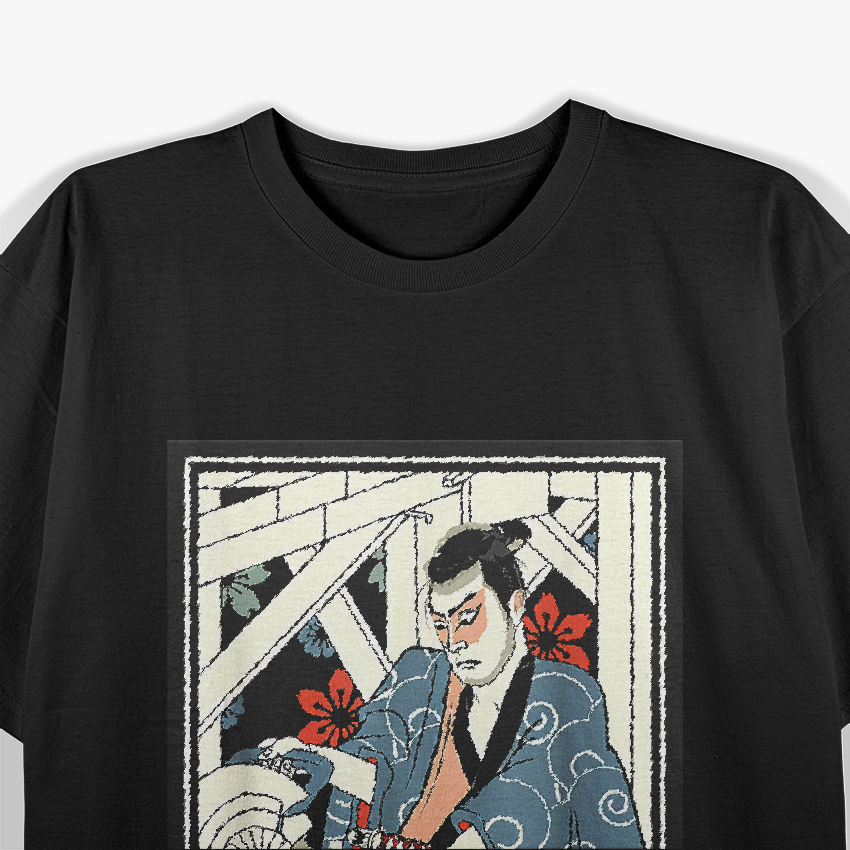 Carpenter Japanese Samurai Warrior Armor Sword Fighter Mask T-Shirt