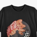 Arabic Cats Wearing Kufiya T-Shirt