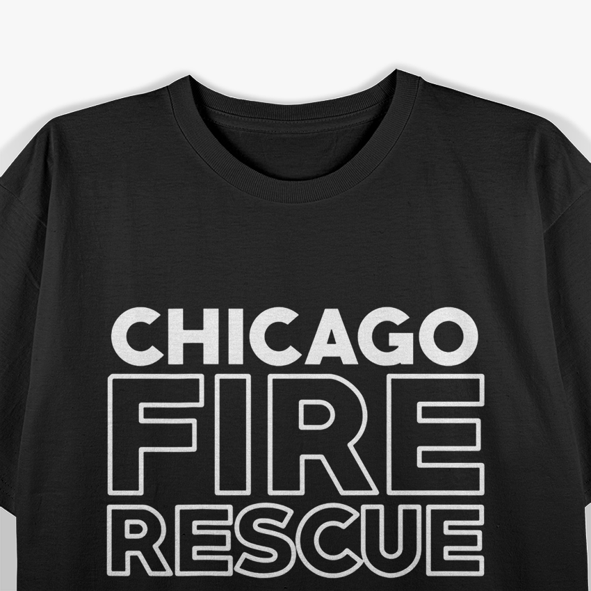 Chicago Fire Rescue Department Firefighters T-Shirt