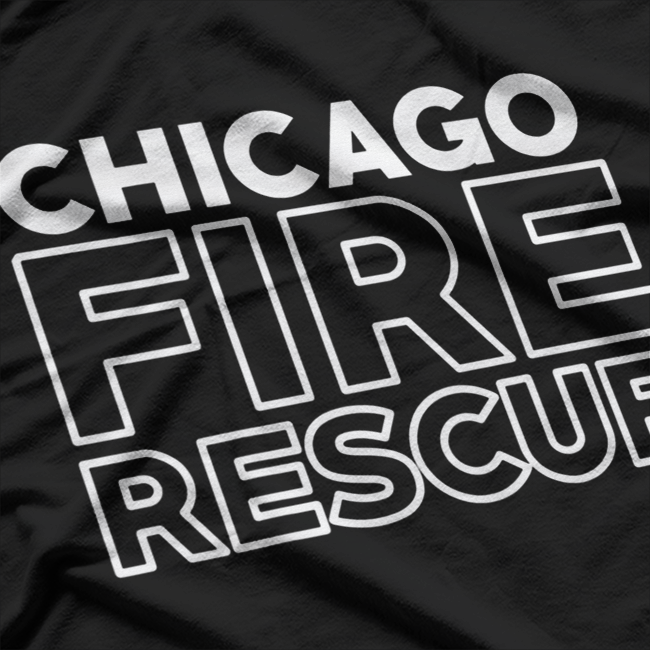 Chicago Fire Rescue Department Firefighters T-Shirt