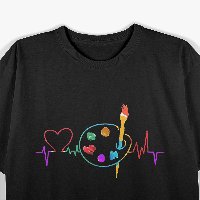 Funny Paint Palette Brush Artist Painter T-Shirt