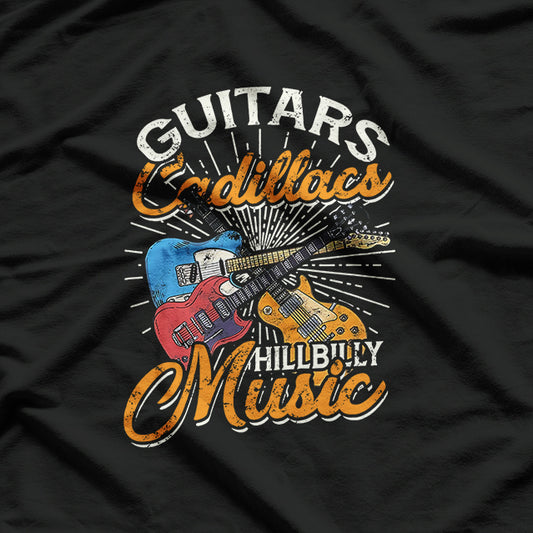 Guitars & Music: A Tribute to Yoakam – Country Songs and Legends T-Shirt