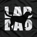 Lab Dad Labrador Retriever Dad Gift for Dog Dads T-Shirt