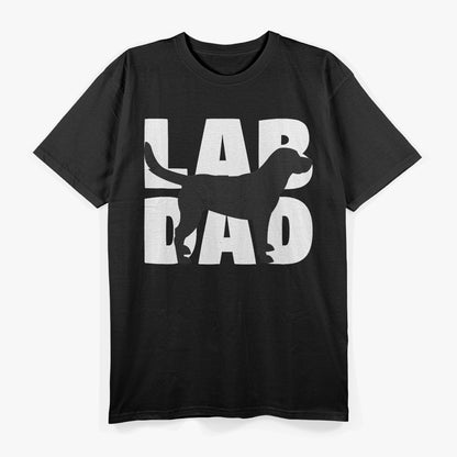 Lab Dad Labrador Retriever Dad Gift for Dog Dads T-Shirt