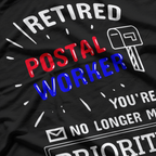 Retired Post Office Postal Worker Retirement Postman T-Shirt