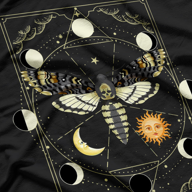 Tarot Card Moth of Transformation and Mystical Wisdom T-Shirt