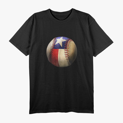 Texas Flag Baseball - Lone Star Pride Meets America’s Pastime T-Shirt