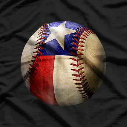 Texas Flag Baseball - Lone Star Pride Meets America’s Pastime T-Shirt