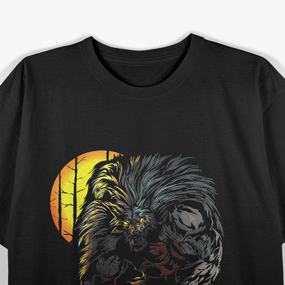 Werewolf Full Moon Lycanthropy Under the Moonlight T-Shirt