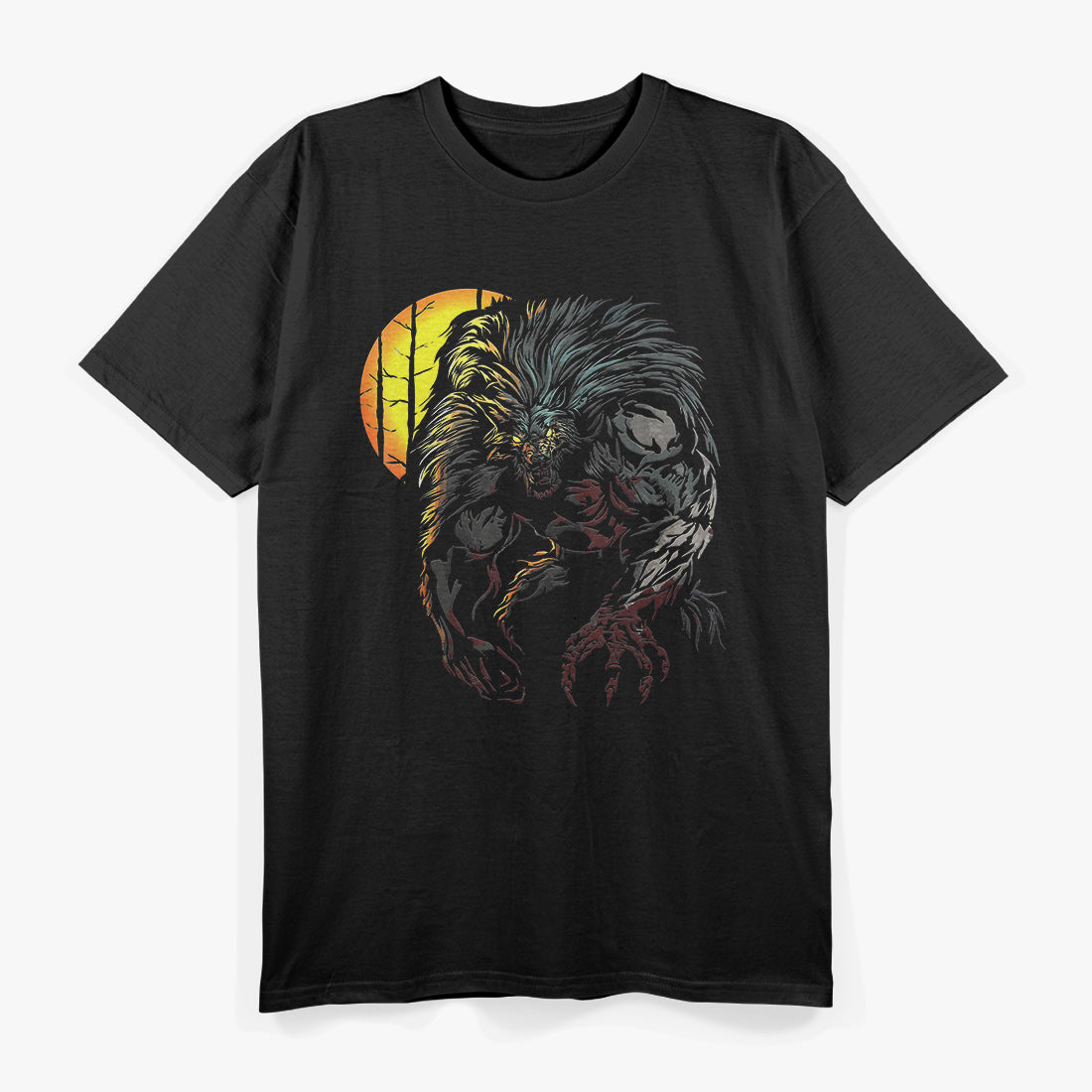 Werewolf Full Moon Lycanthropy Under the Moonlight T-Shirt