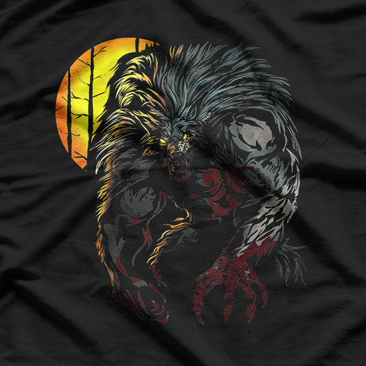 Werewolf Full Moon Lycanthropy Under the Moonlight T-Shirt