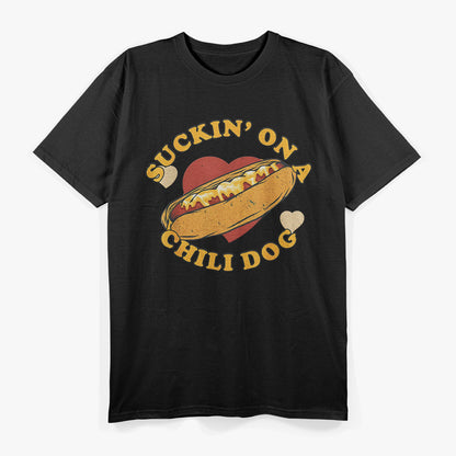 Hotdog Funny Suckin' It Up with Humor T-Shirt