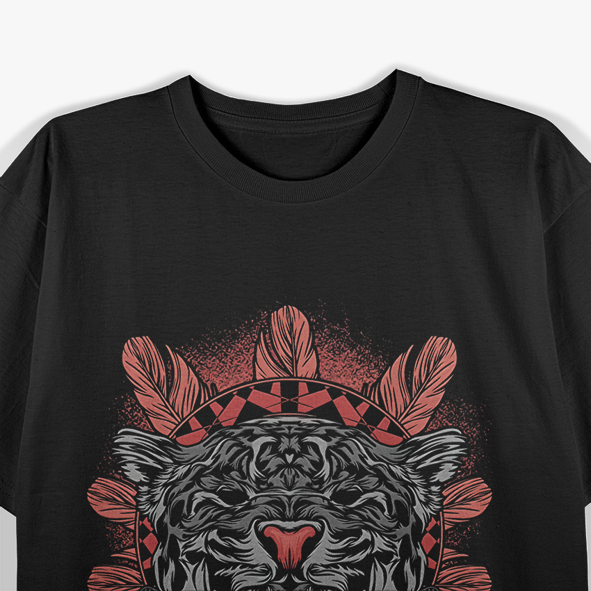 Aztec Jaguar Warrior Ancient Legend of Native Mexican Mythology T-Shirt