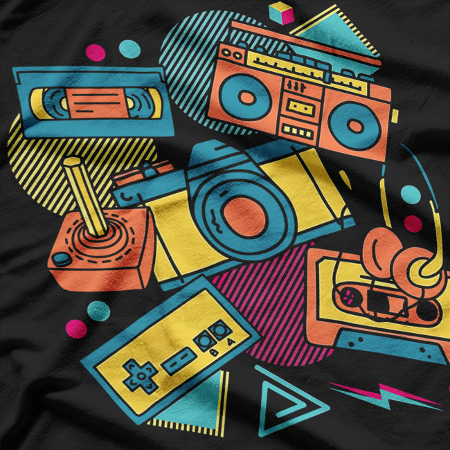 Cassette 80s Music Lover 1980s Costume Party Retro Eighties T-Shirt