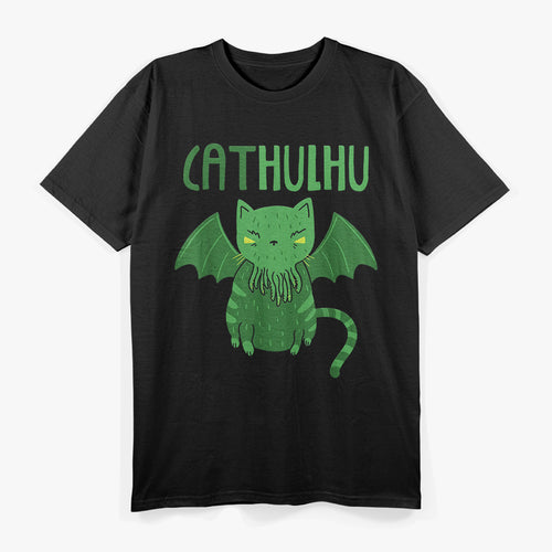 Cathulhu Cat Demon Octopus Monster T-Shirt