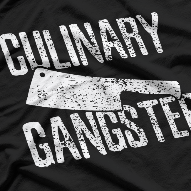 Chef Cook Cooking Culinary Gangster Vintage T-Shirt