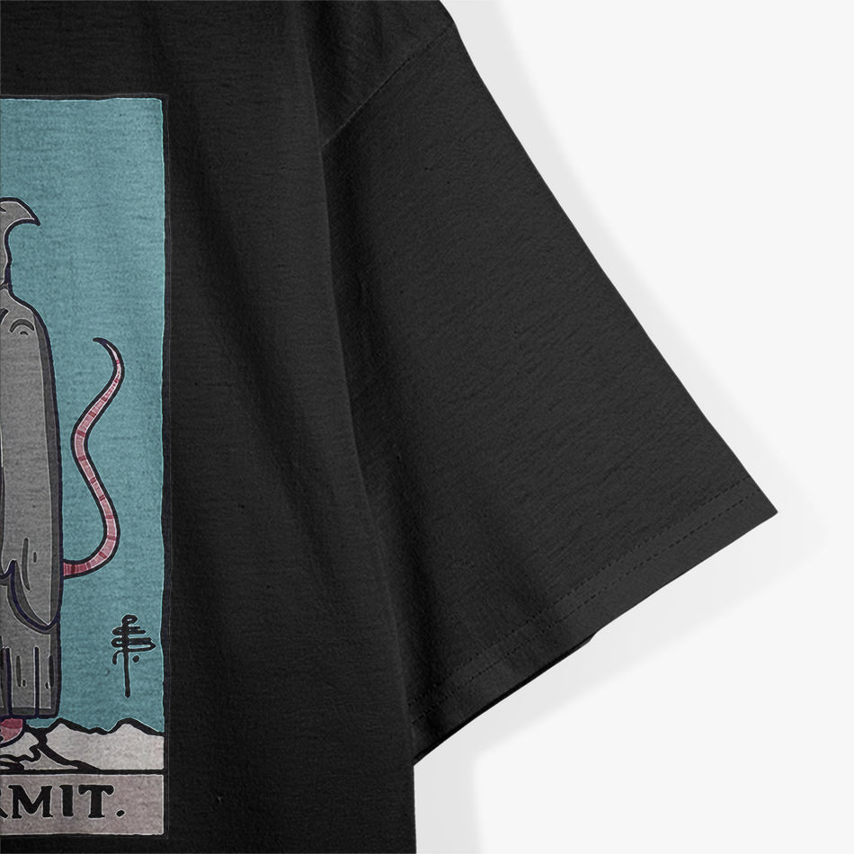 Funny Possum Tarot Card A Playful Twist on Mystical Symbolism T-Shirt