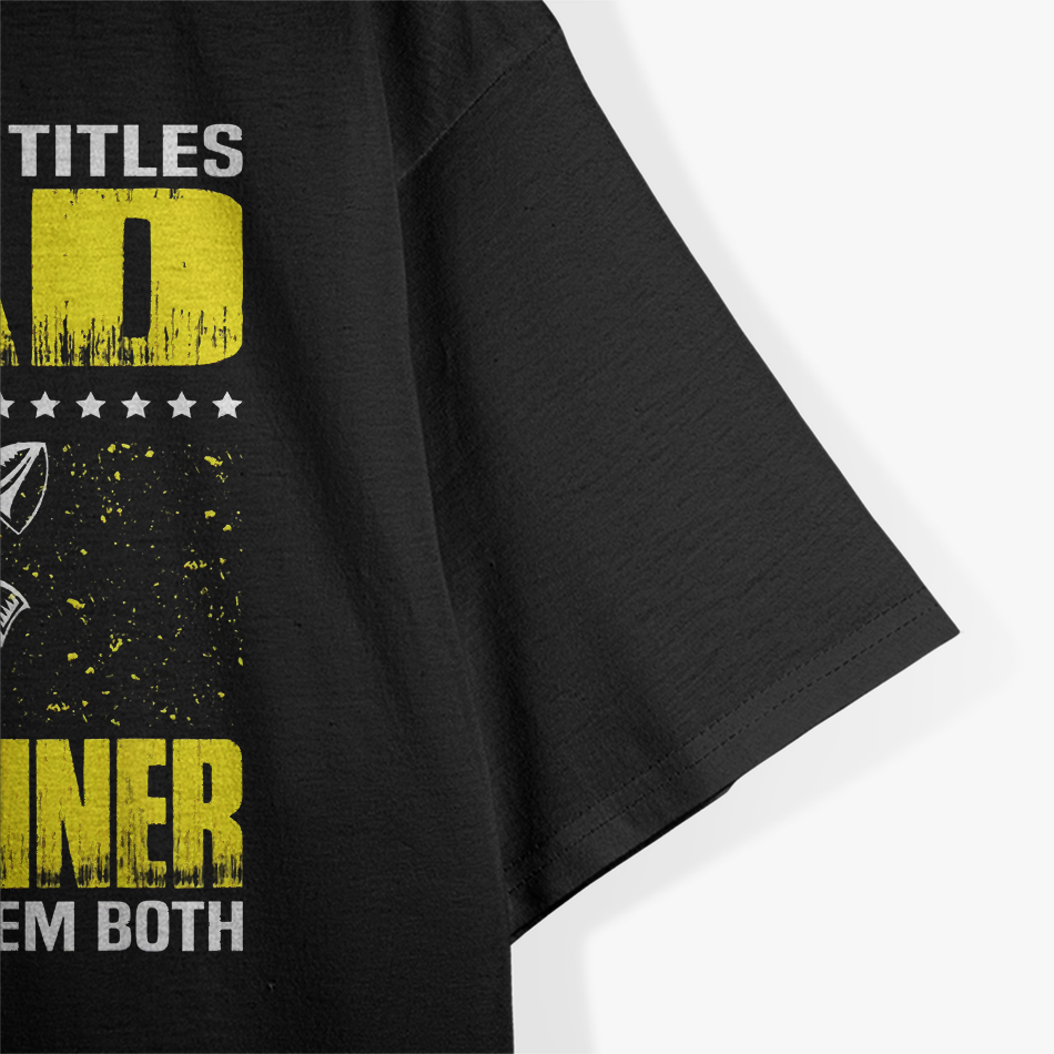 Great Coal Miner Dad Funny Miners Cool Gift For Fathers Day T-Shirt