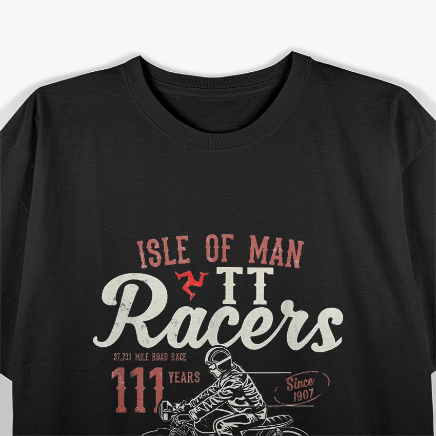 Isle Of Man TT Racing Top Speed 3 Legs Flag Tourist Trophy T-Shirt