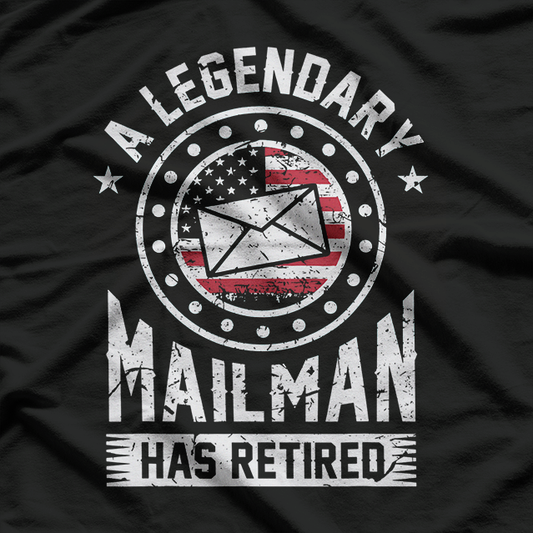 Retired Postal Worker Mailman Postman Post Office T-Shirt