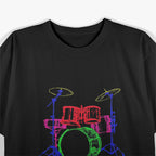 Retro Drum Unique 80s Design Great Gift Idea T-Shirt