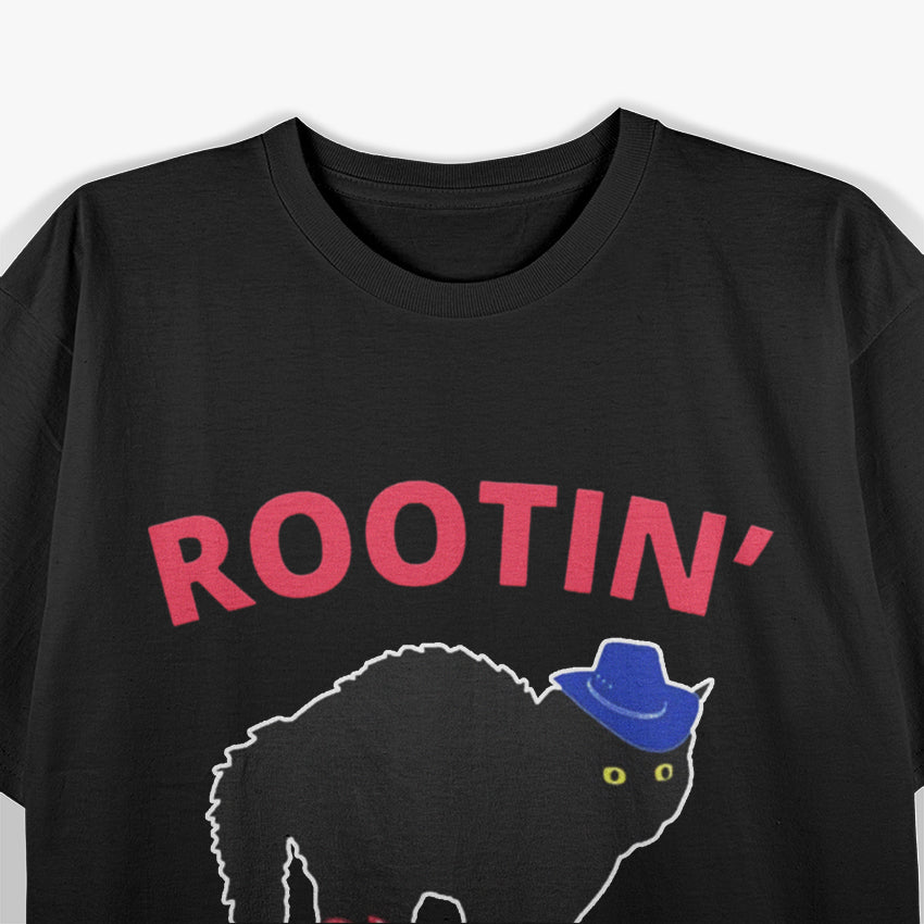 Rootin Tootin Cat Wearing Cowboy Hat T-Shirt
