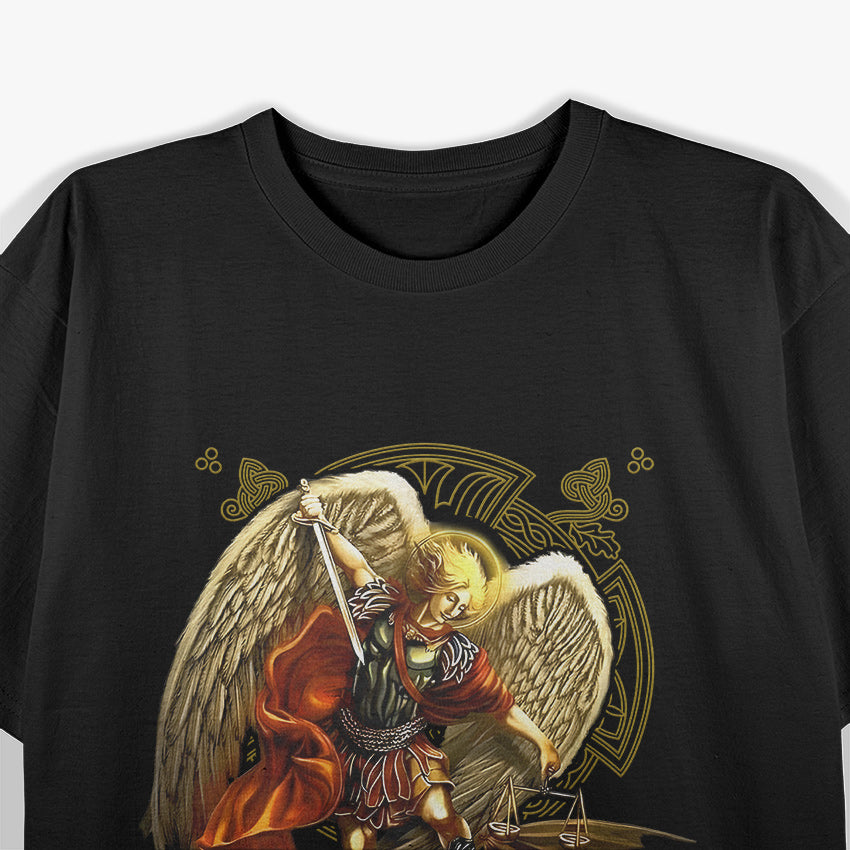 Saint Michael the Archangel Catholic Defender of Faith T-Shirt