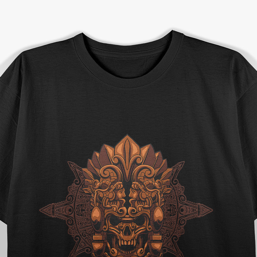 Skull Warrior Aztec and Inca Warrior Spirit T-Shirt