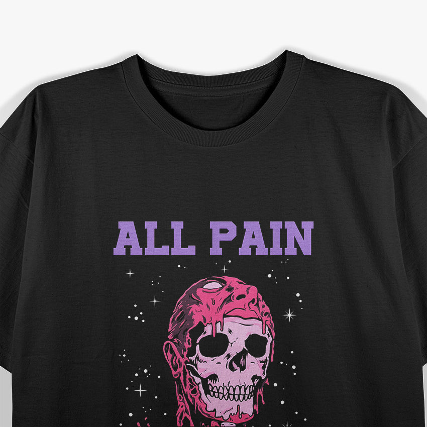 All Pain No Gains Fitness Weightlifting Bodybuilding Gym T-Shirt