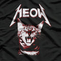Meow Cat Retro Kitty Cat - Funny Rock Music Vibes T-Shirt
