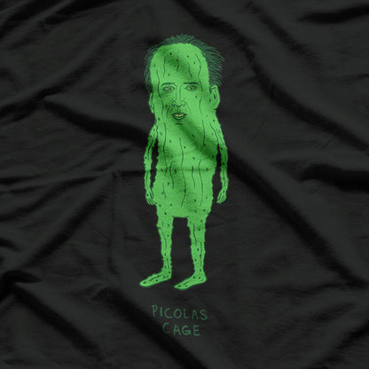 Picolas Cage Green Funny Food Vegetable - A Hilarious Twist T-Shirt