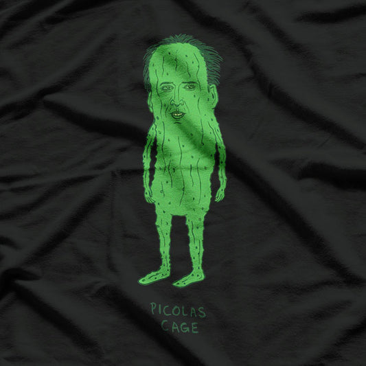 Picolas Cage Green Funny Food Vegetable - A Hilarious Twist T-Shirt