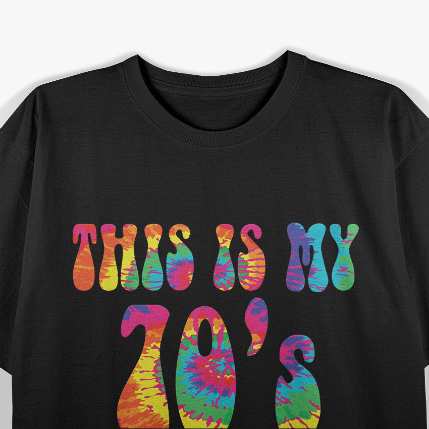 This Is My 70's Costume  Funny Tie-Dye T-Shirt