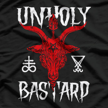 Baphomet Unholy Dark Symbol of Occult Power and Rebellion T-Shirt