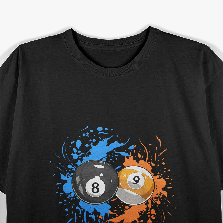 Cool Billiard Balls for 8-Ball and 9-Ball Player T-Shirt