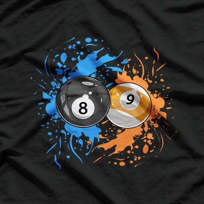 Cool Billiard Balls for 8-Ball and 9-Ball Player T-Shirt